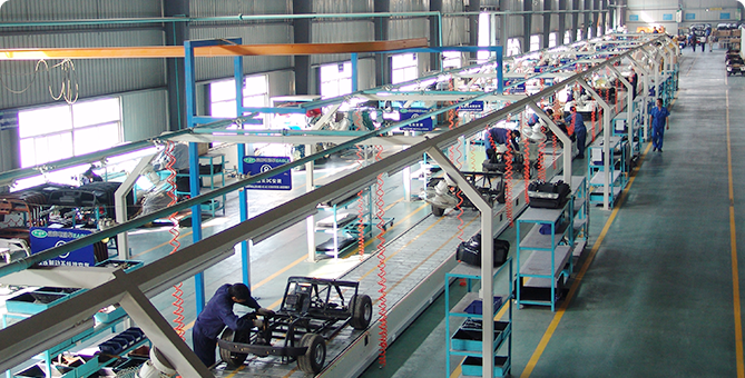 高尔夫球车生产线