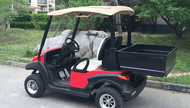 黑色高尔夫球车