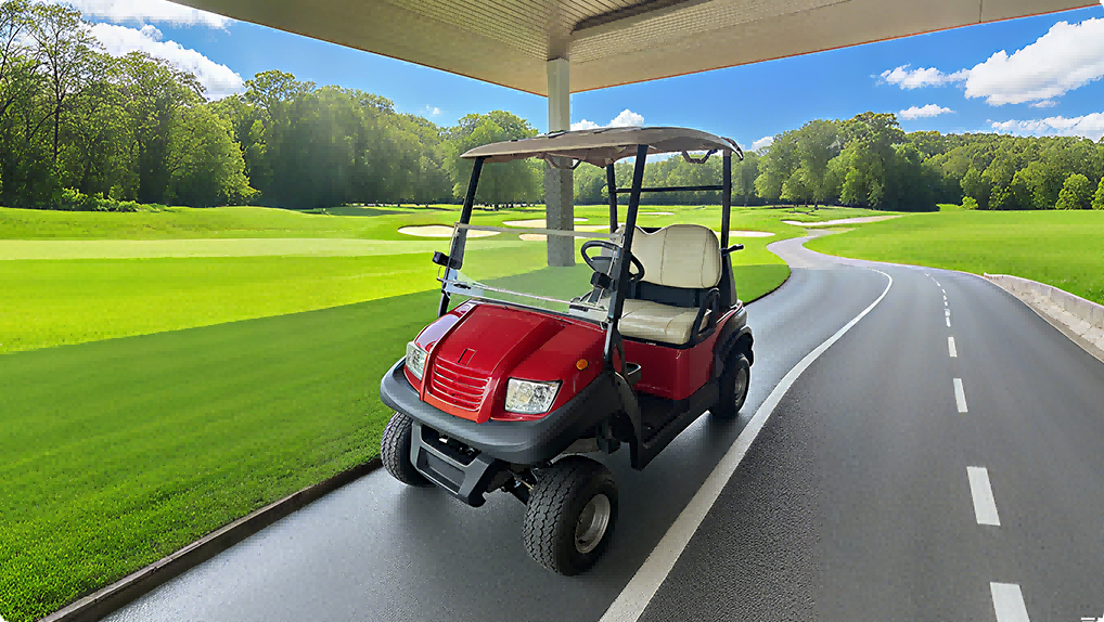 高尔夫球车使用场景视频